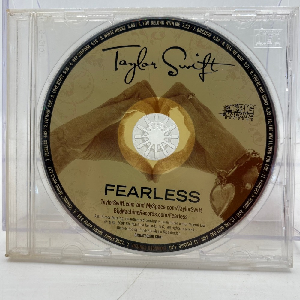 Taylor Swift Fearless CD‎ 2008 Big Machine Records BMRATS0200 CD01 Album